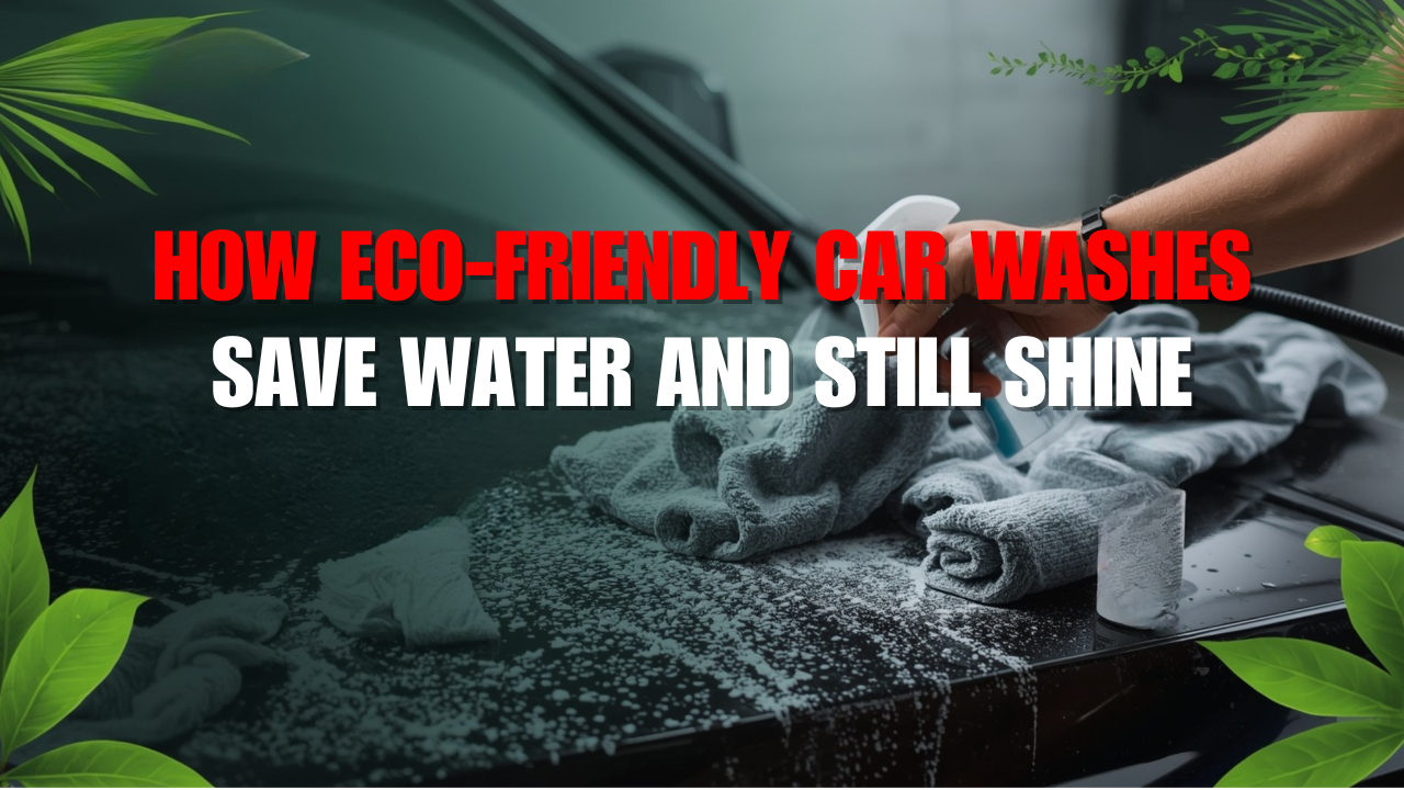 How Eco-Friendly Car Washes Save Water and Still Shine