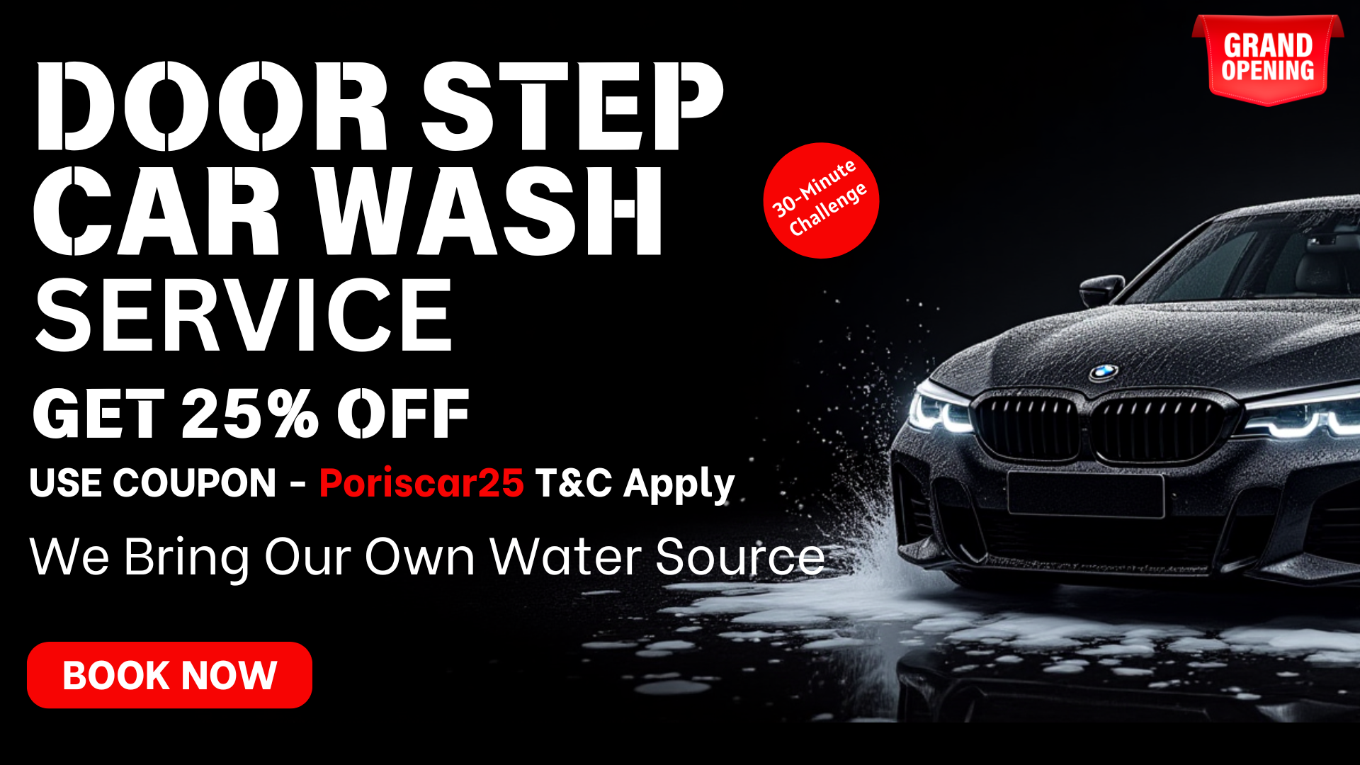 Interior and exterior car wash near me doorstep