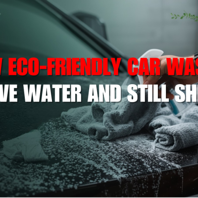 How Eco-Friendly Car Washes Save Water and Still Shine