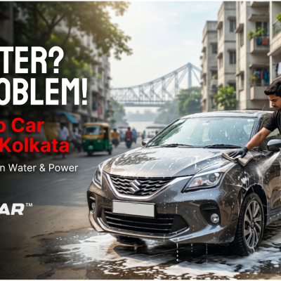 No Water? No Problem! Doorstep Car Wash in Kolkata with Our Own Water & Power Supply